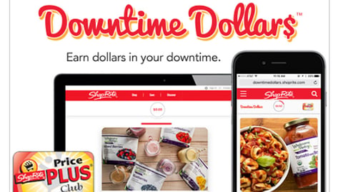 ShopRite 'Downtime Dollars' Email