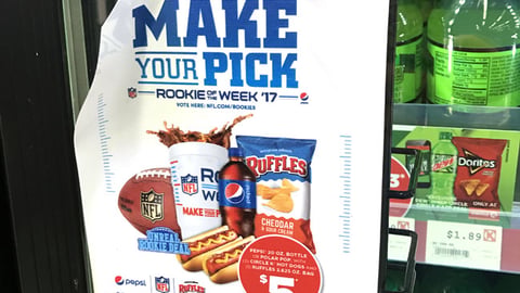 PepsiCo Circle K 'Make Your Pick' Cooler Cling