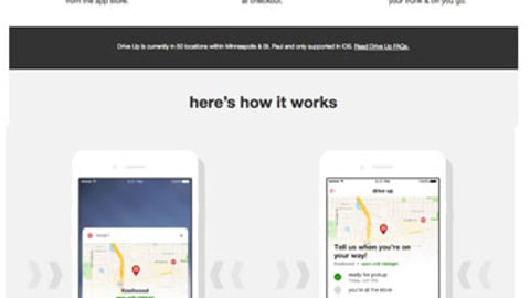 Target 'Drive Up' Page