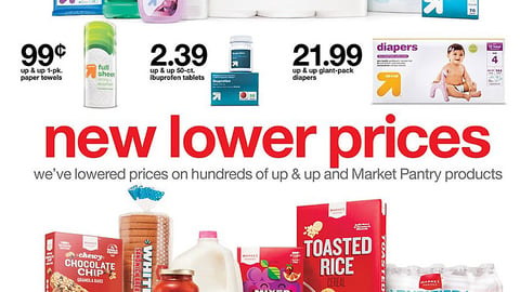 Target 'New Lower Prices' Feature