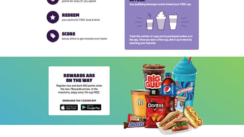 7-Eleven 7Rewards 'Coming Soon' Page