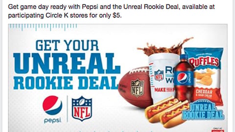 Circle K Midwest PepsiCo 'Unreal Deal' Facebook Update