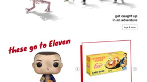 Target Netflix 'Stranger Things' Page