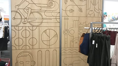 Target 'Fitting Room' Wall