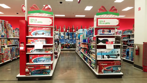 Target 'Gifts & Oh-So-Giddy' Endcap Headers