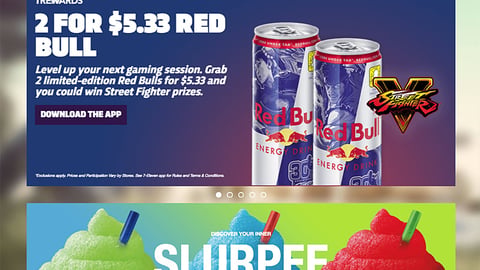 7-Eleven Red Bull 'Street Fighter V' Carousel Ad