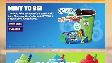 7-Eleven Oreo Mint Hot Chocolate Carousel Ad