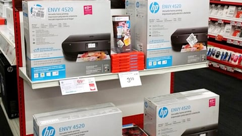 HP 'Print Free for Life' Endcap