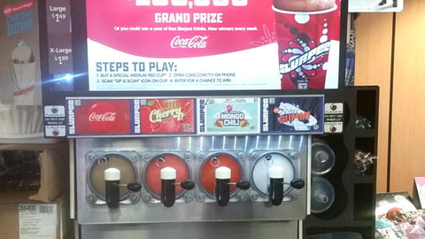 Slurpee Coca-Cola Translite Sign