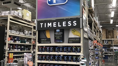 PPG Timeless Home Depot Endcap