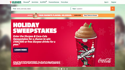 7-Eleven Coca-Cola 'Holiday Sweepstakes' Carousel Ad
