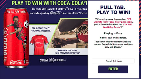 Coca-Cola 7-Eleven FIFA 18 Site