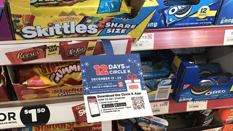 Circle K '12 Days of Circle K' Wobbler