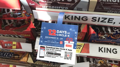 Circle K '12 Days of Circle K' Wobbler