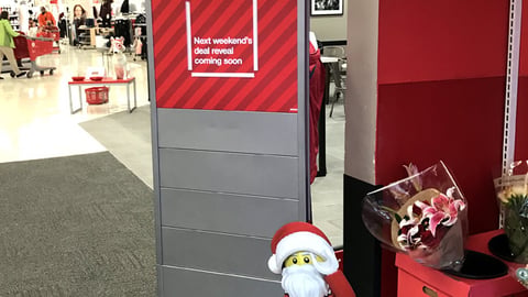Target 'Weekend Deals' Stanchion Sign