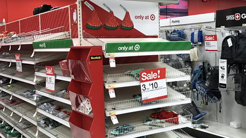 Hershey's 'Elf' Kisses Target Endcap