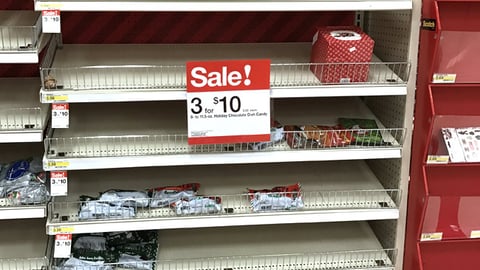 Reese's 'Santa’s Helpers' Target In-Line Display