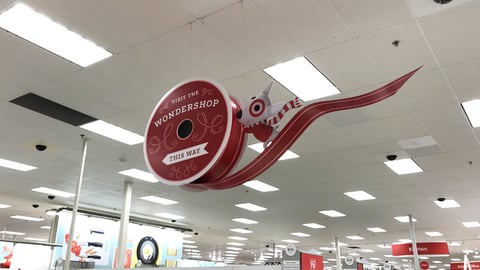 Target 'Wondershop' Ceiling Sign