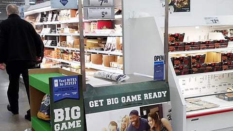Sam's Club 'Get Big Game Ready' Sampling Station