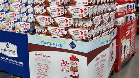 Premier Protein Sam's Club 'Healthier You' Pallet Display