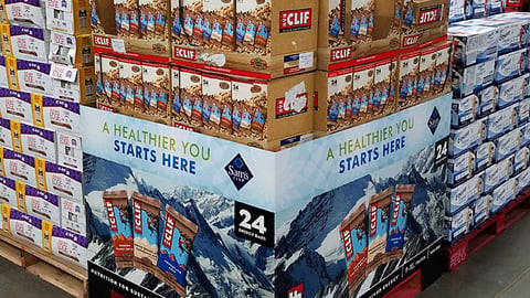 Clif Bar Sam's Club 'Healthier You' Pallet Display