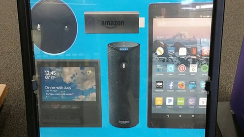 Best Buy Amazon 'Meet Alexa' A-Board