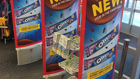 Oreo Walgreens Security Pedestal Ad