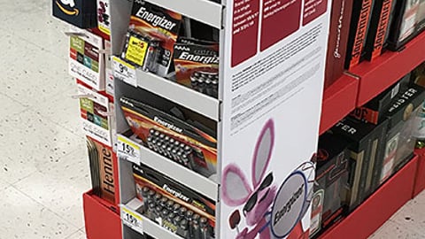 Energizer Walgreens Holiday Floorstand