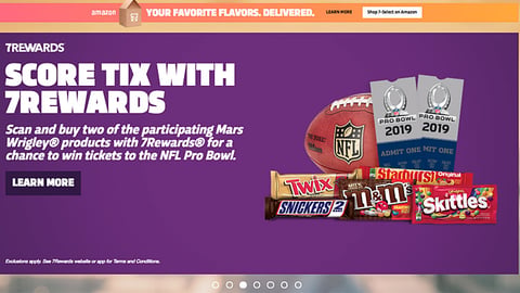 7-Eleven Mars 'Score Some Sweet Tix' Carousel Ad