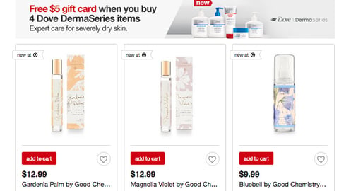 Target Dove DermaSeries Display Ad