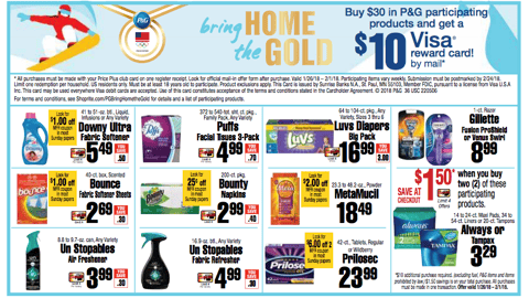 ShopRite P&G 'Bring Home the Gold' Feature