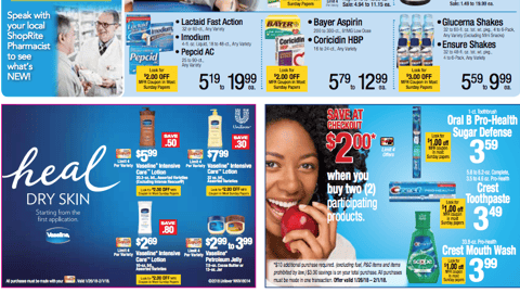 ShopRite Vaseline 'Dry Skin' Feature