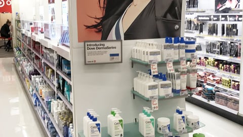 Target Skincare Endcap