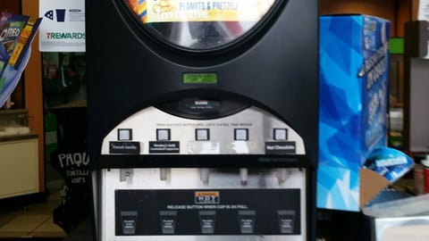 Hershey's Gold Cappuccino 7-Eleven Translite Sign