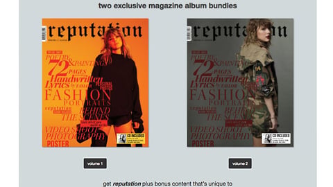 Target Taylor Swift 'Reputation' Page