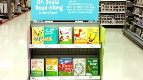 Dr. Seuss Target 'Have No Fear' Endcap