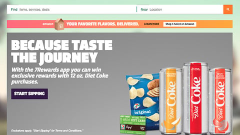 7-Eleven Diet Coke 'Taste the Journey' Carousel Ad
