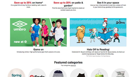 Target Dr. Seuss Display Ad