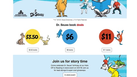 Target Dr. Seuss Page