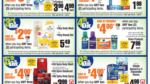 ShopRite P&G 'Seven Ways to Save' Feature