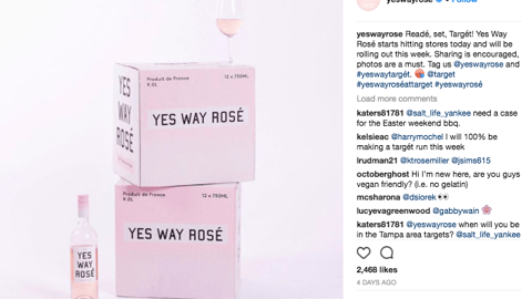 Yes Way Rose Target Instagram Update