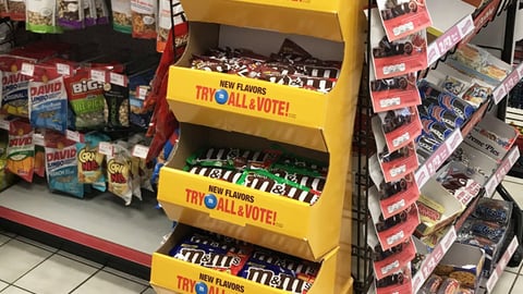 M&M's Circle K 'Vote' Rack Header