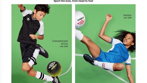 Target Umbro 'Game On' Page