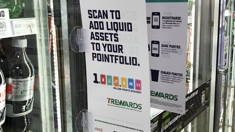 7-Eleven 'Million Points Giveaway' Violator 