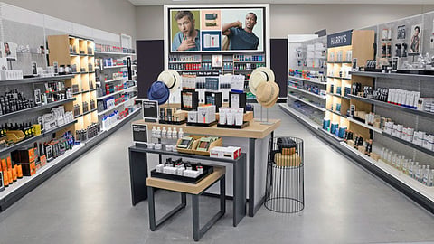 Target Men's Grooming Section