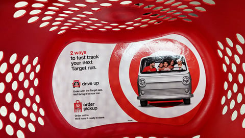 Target Drive Up Order Pickup Basket Cling