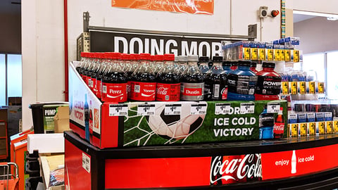 Coca-Cola Home Depot Counter Display