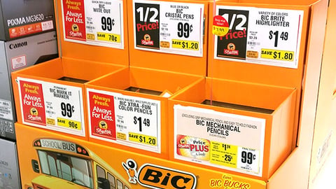 Bic 'Best In Class' Pallet Display
