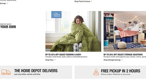 Home Depot The Company Store Display Ad