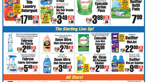 ShopRite P&G 'Clean Up with Savings' Sweeps